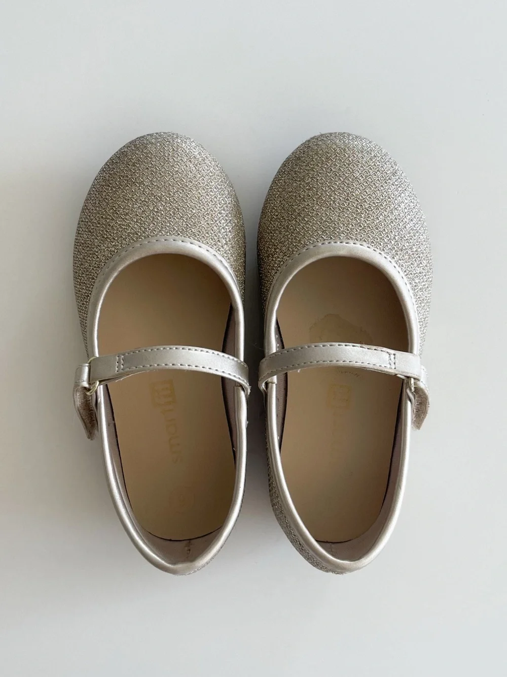Smart Fit Toddler Gold Mary-Jane Flats Size 6